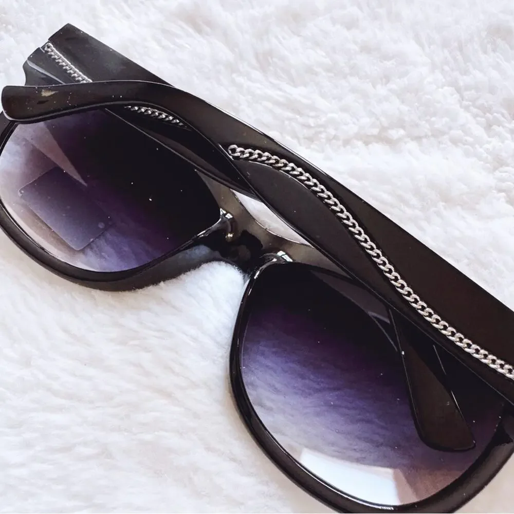 Rina Black w/Silver Accent Sunglasses - Picture 13 of 13